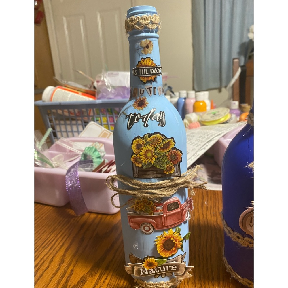 Handcrafted decor vases